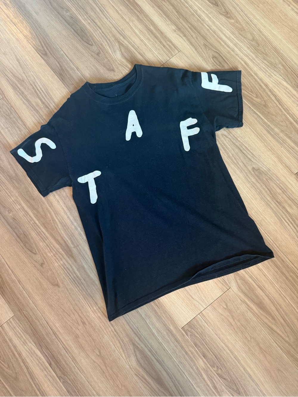 Astroworld 2019 Black Graphic “ySTAFF” T-Shirt